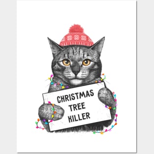 Christmas tree killer Posters and Art